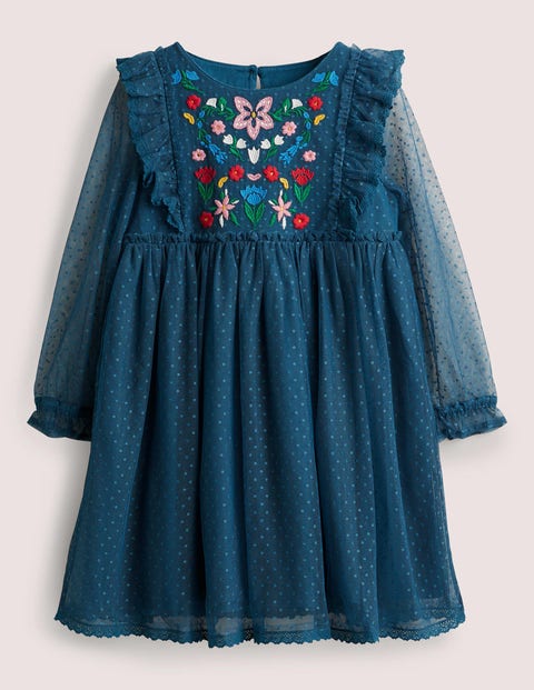 Long Sleeve Tulle Dress