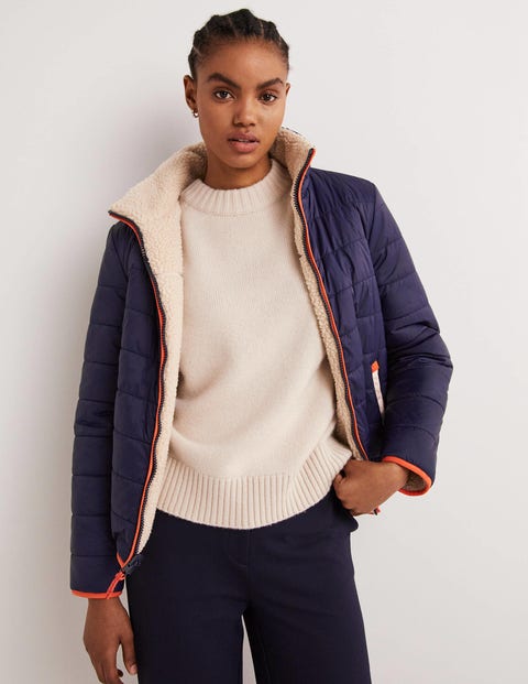 Reversible Borg Puffer Jacket