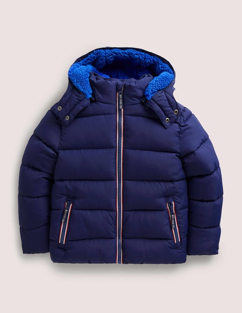 Navy Waterproof Puffer Jacket