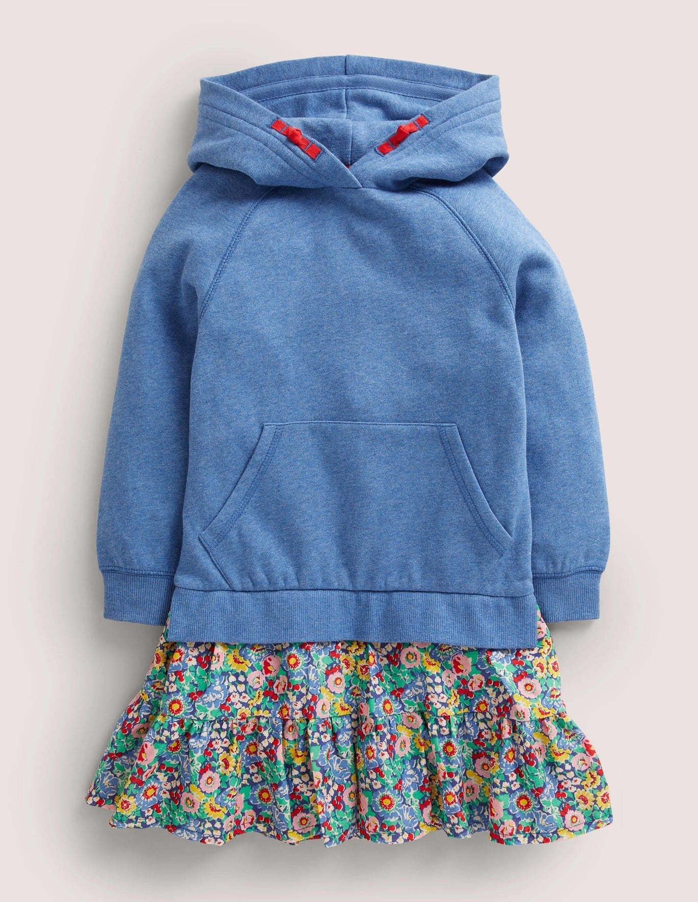 blue-hooded-floral-sweatshirt-dress