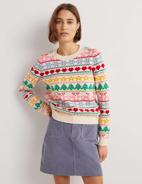 Festive Fair Isle Christmas Sweater