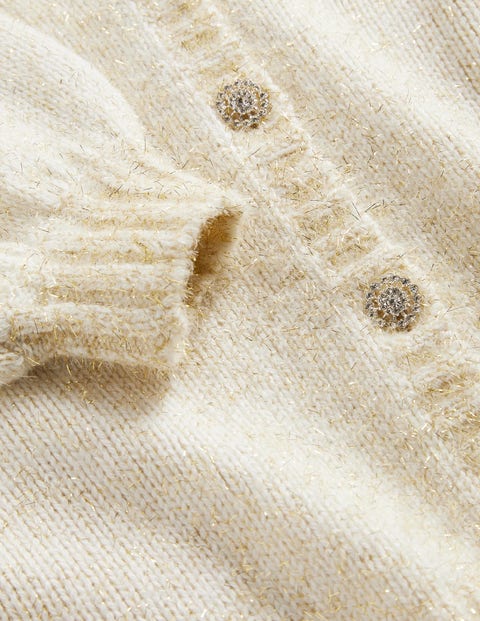 Metallic Fluffy Cardigan