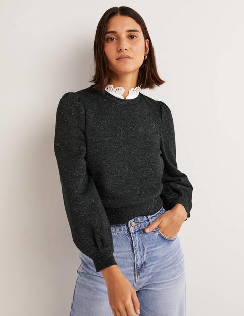 Cropped Sparkle Sweatshirt