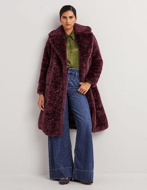 Longline Teddy Coat