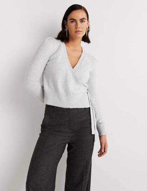 Fluffy Wrap Cardigan