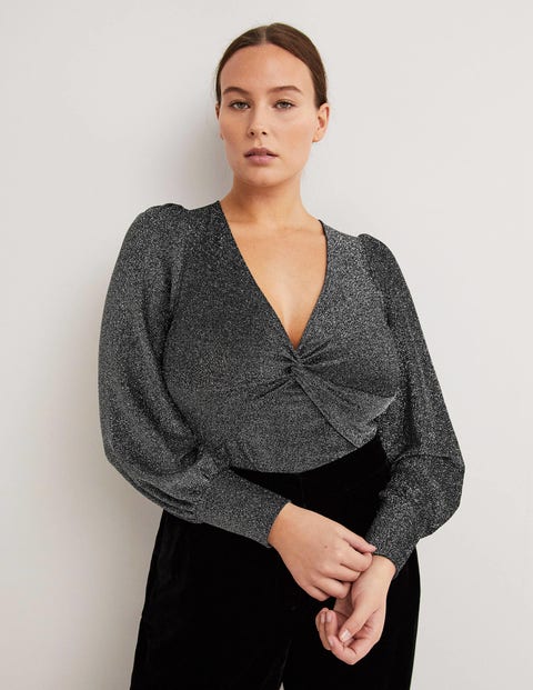 Twist Front Jersey Top