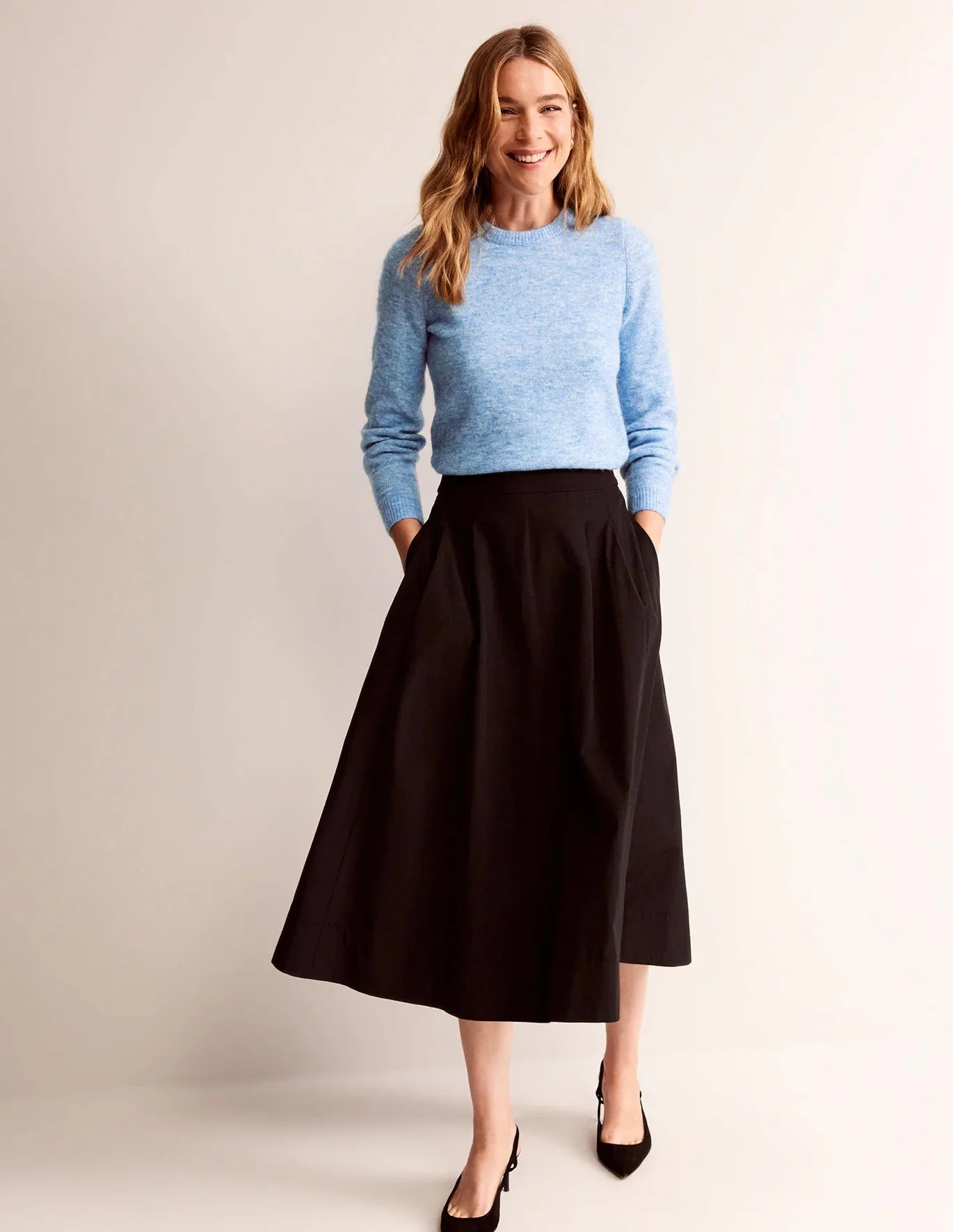 Fluffy Bow Back Jumper