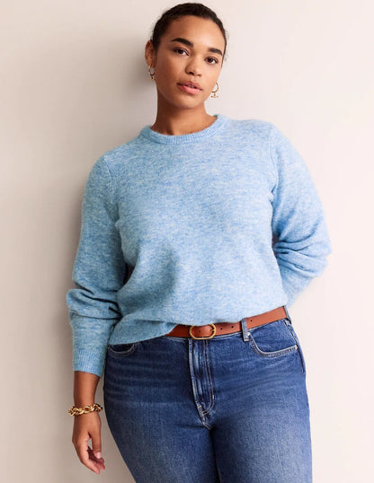 Fluffy Bow Back Jumper