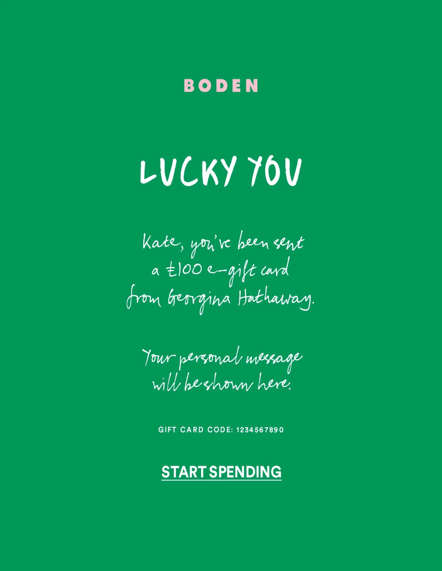 gift card test tringa