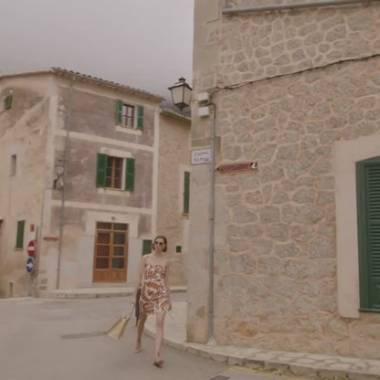 Jersey Plisse Maxi Dress