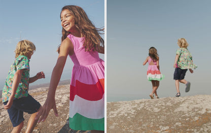 Metallic Detail Maxi Dress